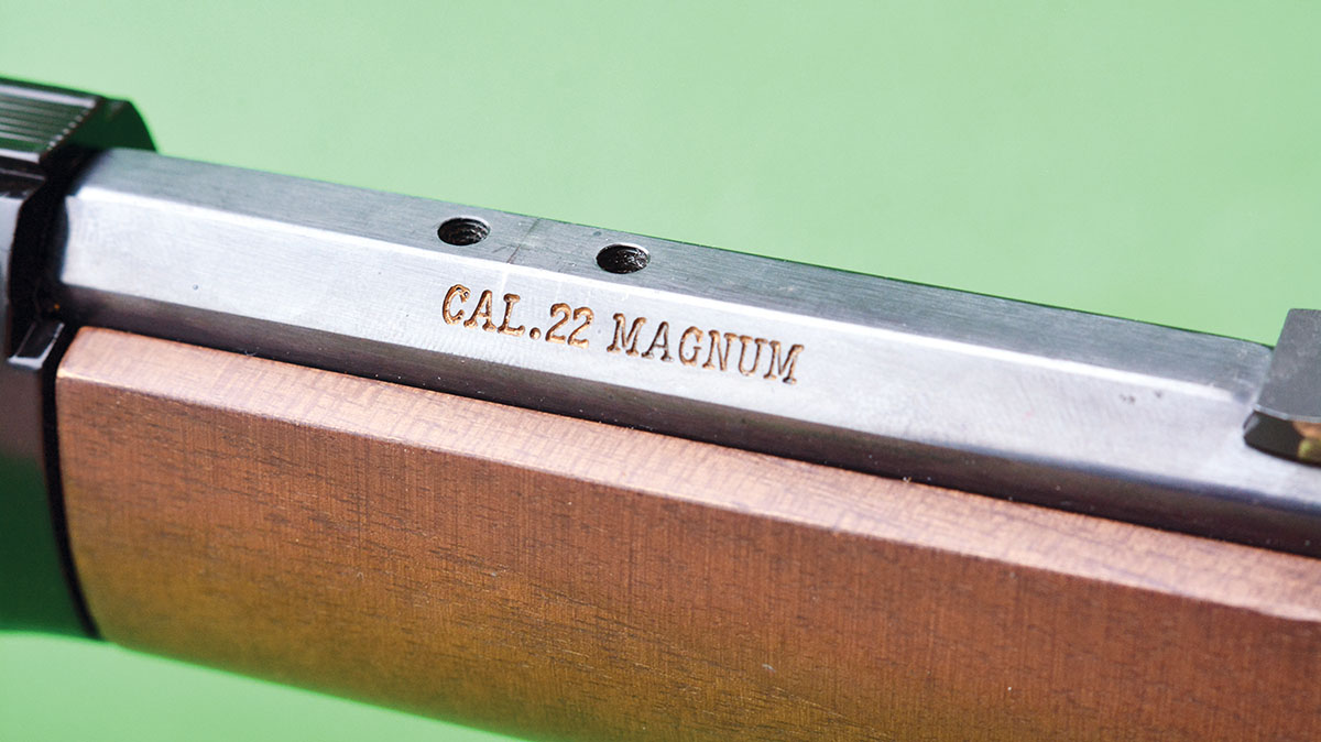 “CAL .22 MAGNUM” barrel marking.